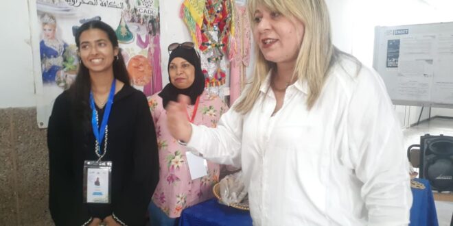 كلية الهندسة المحمدية enset في اليوم تقليدي مع التعاونيات  الحرفيين