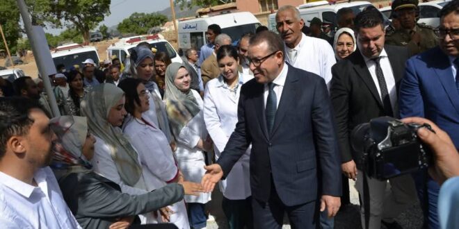 المحطة رقم 2 لزيارة السيد والي جهة بني ملال خنيفرة عامل إقليم بني ملال الى مدينة زاوية الشيخ بمناسبة الذكرى 20 لانطلاق المبادرة الوطنية للتنمية البشرية 2025