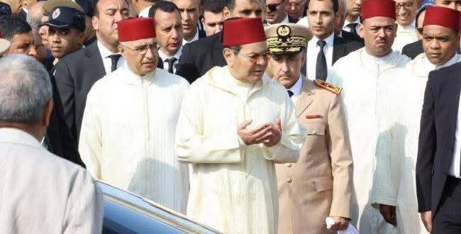 الرباط  تودع عبد الحق  المريني  في جنازة مهيبة بحضور الامير مولاي رشيد.