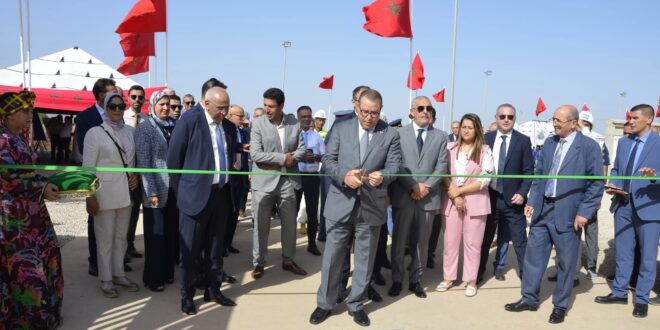 اليوم التاني لتدشينات مشاريع تنموية بمناسبة الذكرى 26 لعيد العرش المجيد. تحت اشراف عامل إقليم بني ملال ورئيس المجلس الإقليمي بني ملال