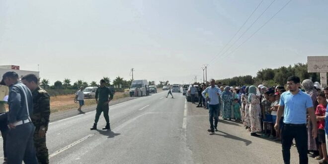 حادثة سير مميثة تنهي حياة  مسن  بتسعيني بأهل المربع اقليم الفقيه بن صالح