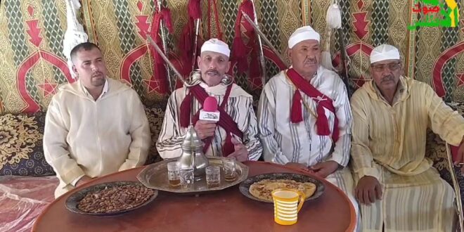 جريدة صوت الاطلس تحاور فارس من فرسان التبوريدة لجمعية عين أسردون بني ملال على هامش مهرجان بني ملال بمناسبة عيد العرش المجيد 2025