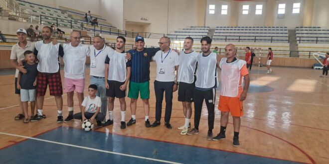 دوري كرة القدم  المصغرة يلهب اجواء  ملتقى المهاجر  بالفقيه بن صالح