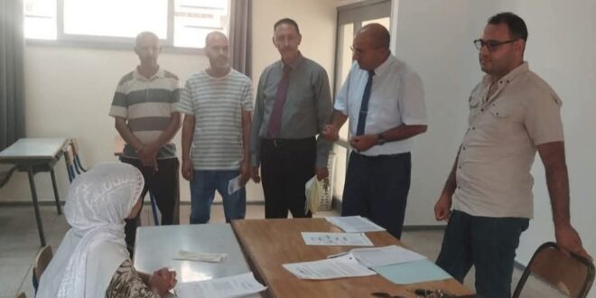 الفقيه بن صالح السيد المدير الإقليمي للتعليم  يتفقد  مؤسسات تعليمية رائدة