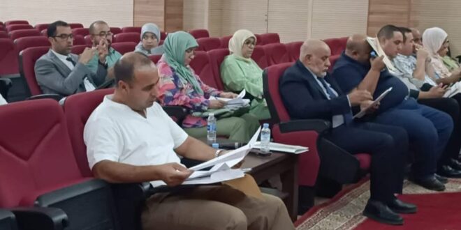 المجلس الإقليمي الفقيه بن صالح يعقد دورة استثنائية