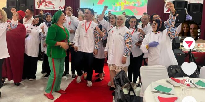 > تهنئة مرفوعة إلى السدة العالية بالله بمناسبة الذكرى الخمسين للمسيرة الخضراء المظفّرة من رئيس جمعية مقدمي خدمات الطهي مغاربة العالم (ATTM)، السيد عبد الحميد الشتيوي Félicitations adressées à Sa Majesté le Roi à l’occasion du 50ᵉ anniversaire de la Glorieuse Marche Verte, par M. Abdelhamid Chtioui, Président de l’Association des Traiteurs Marocains du Monde (ATTM).