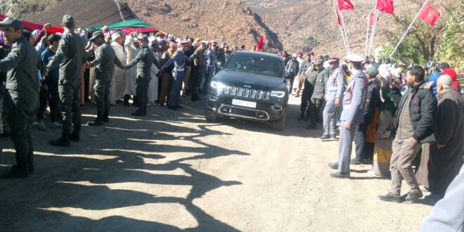 زيارة عامل إقليم أزيلال لجماعة انركي وتدشين دار الطالب وسط تفاعل واسع للساكنة المحلية